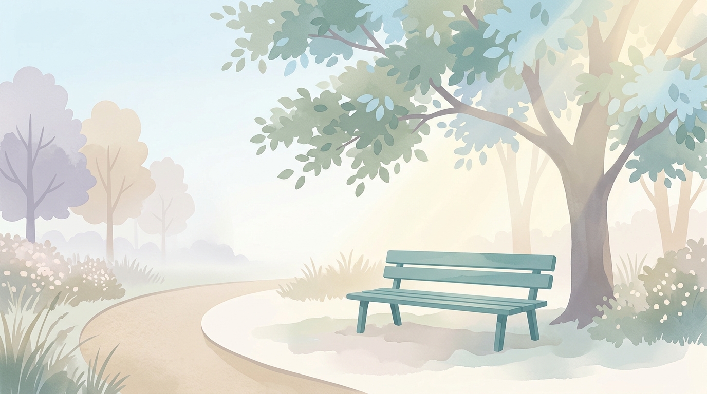 Illustration for Low-Stimulus Resets and Supportive Habits
