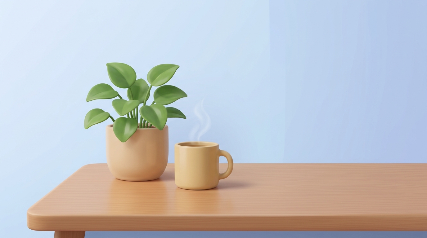 Illustration for Calming Your Mind and Workspace